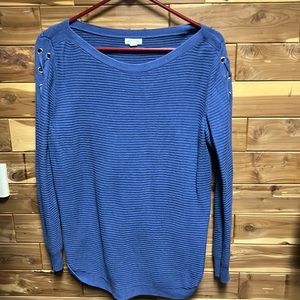Westport blue sweater